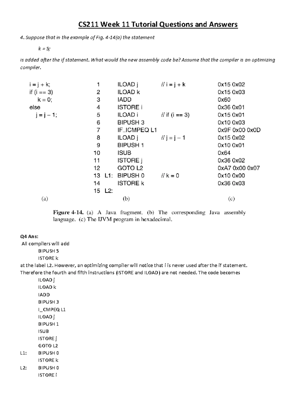 CS211 Tutorial 1: Decimal to Binary Conversion Solutions - Studocu