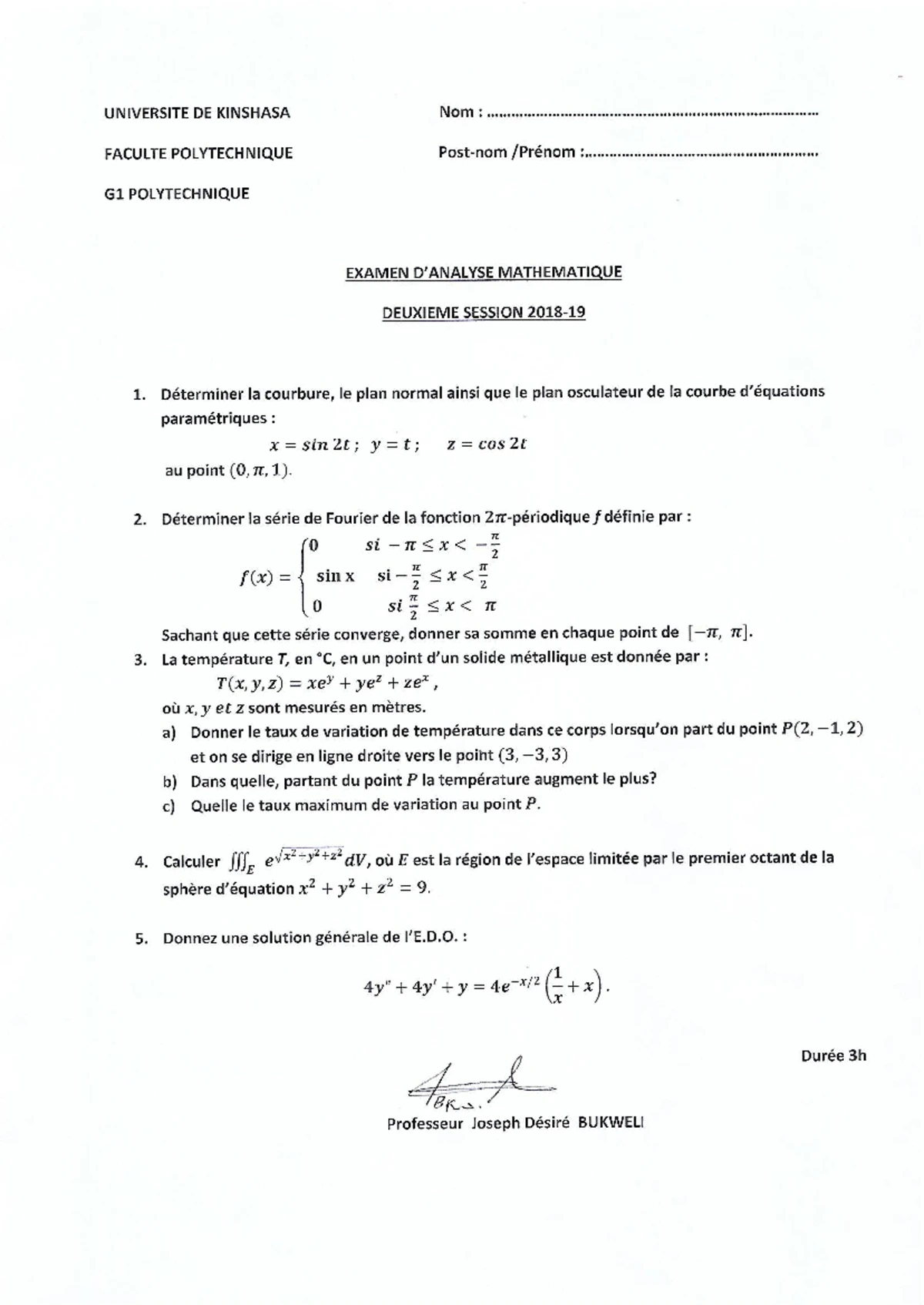 Cours Chimie Generale G1 Polytechnique 2014 - COURS DE CHIMIE GENERALE ...