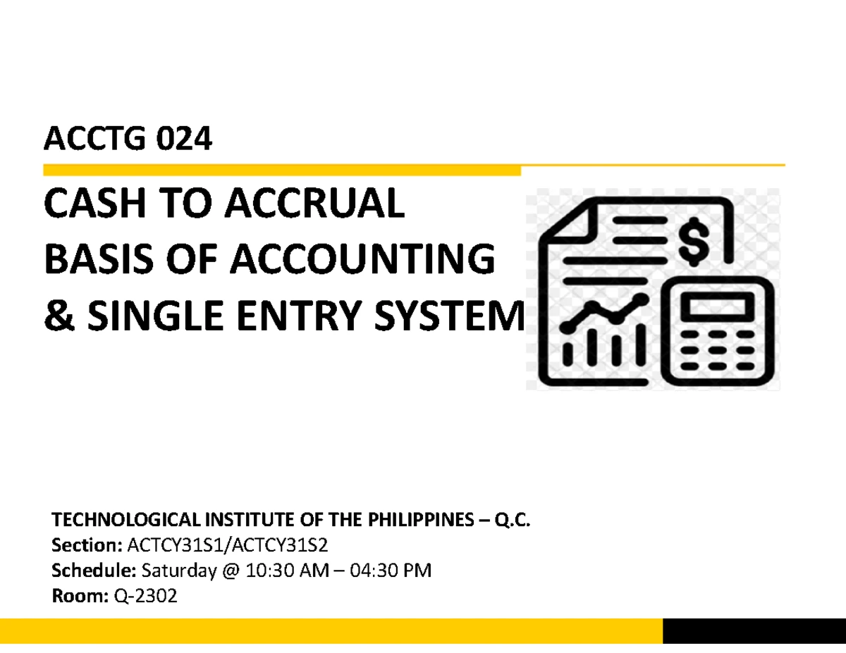 Week 1 Learning Outcomes - Module 1: ACCTG 029 - Accounting for ...