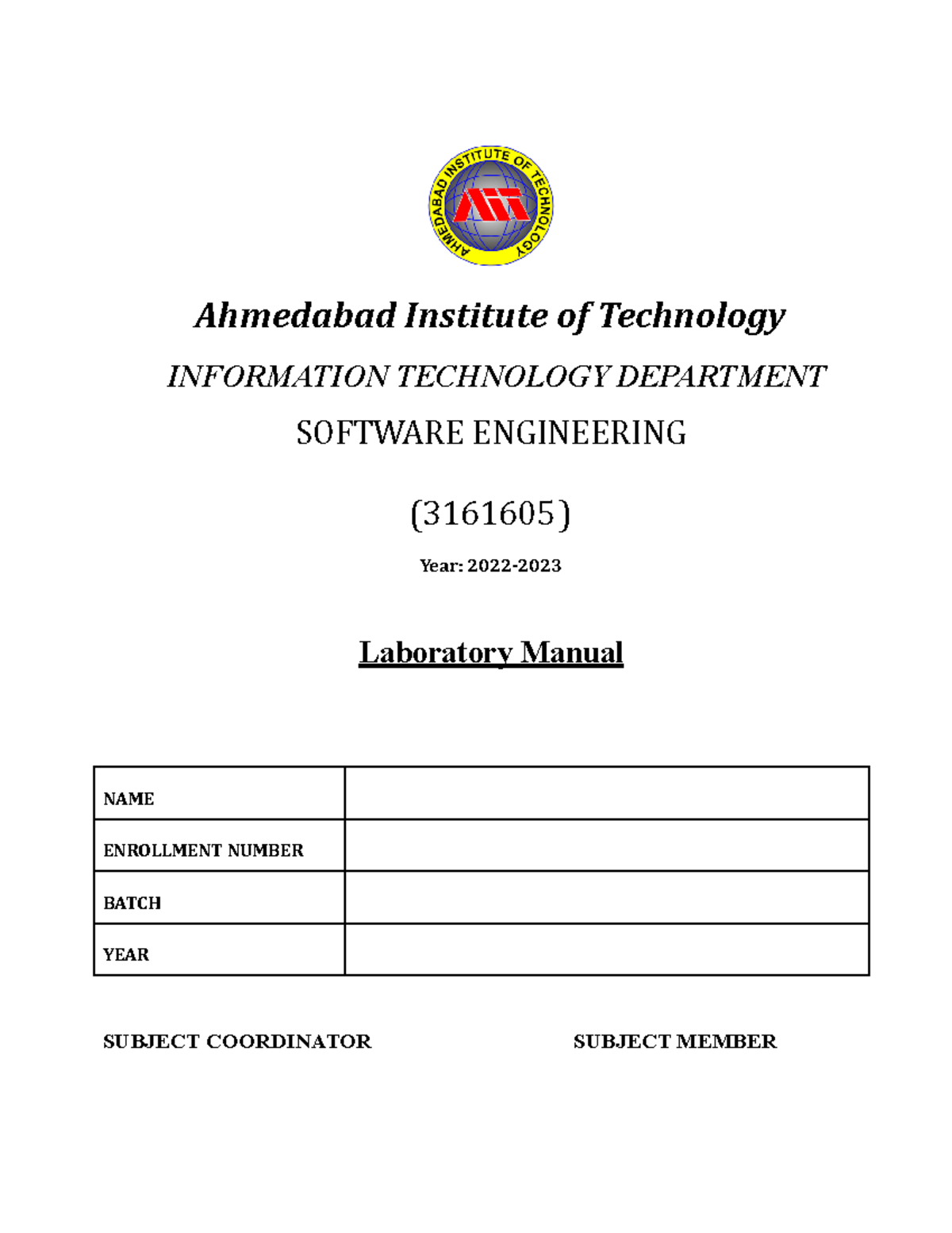 17 - Software engineering lab manual - Ahmedabad Institute of ...