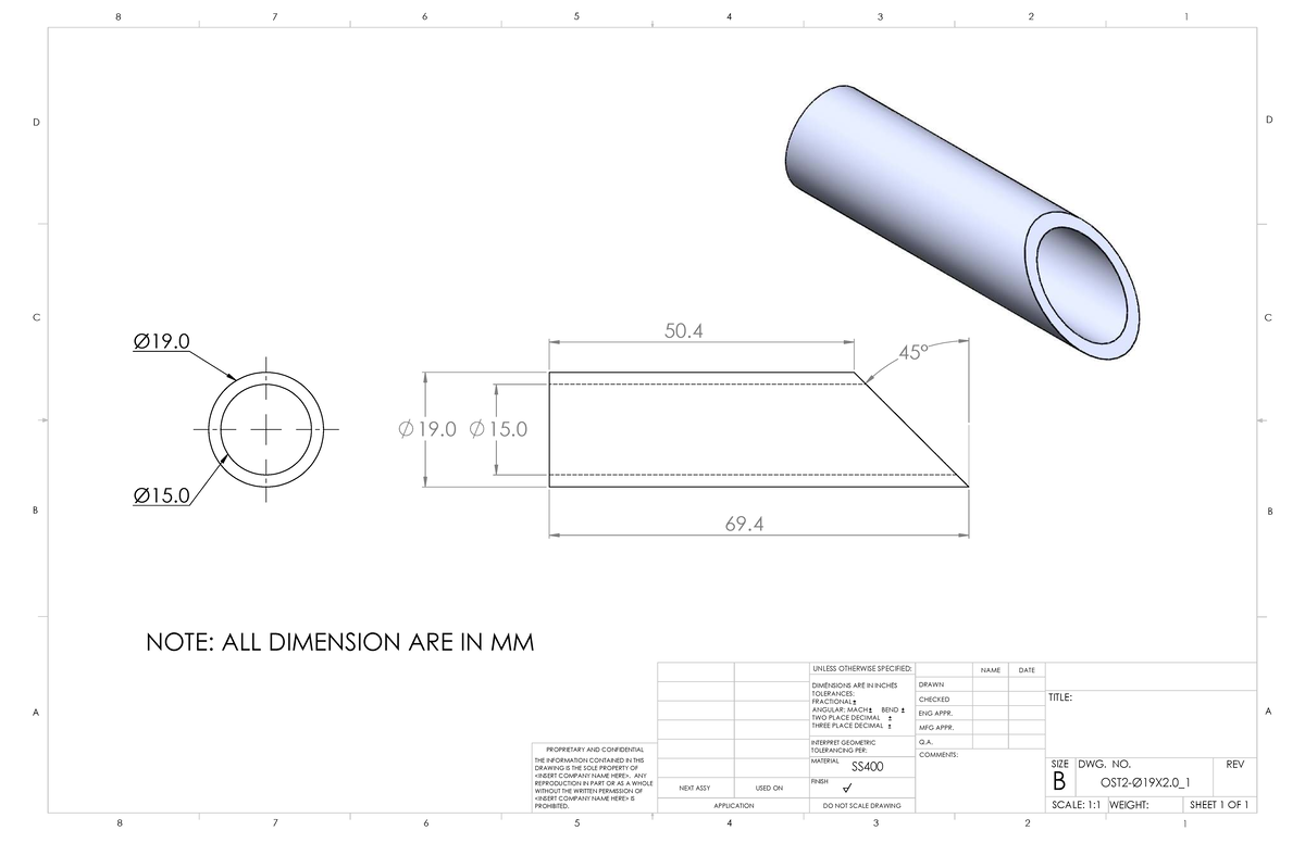 2 Shost 2019 2011 - Engineering Drawing Specifications - Studocu