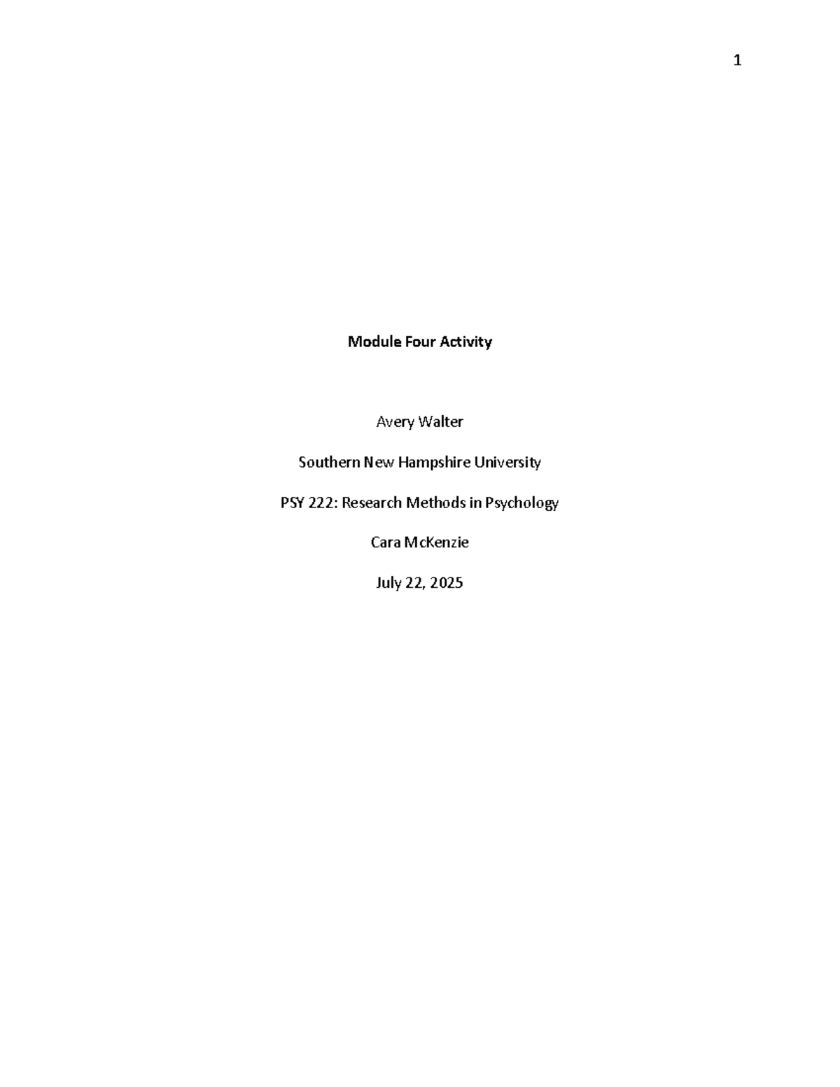 PSY222 Module Four Activity: Analyzing Workplace Wellness Programs ...