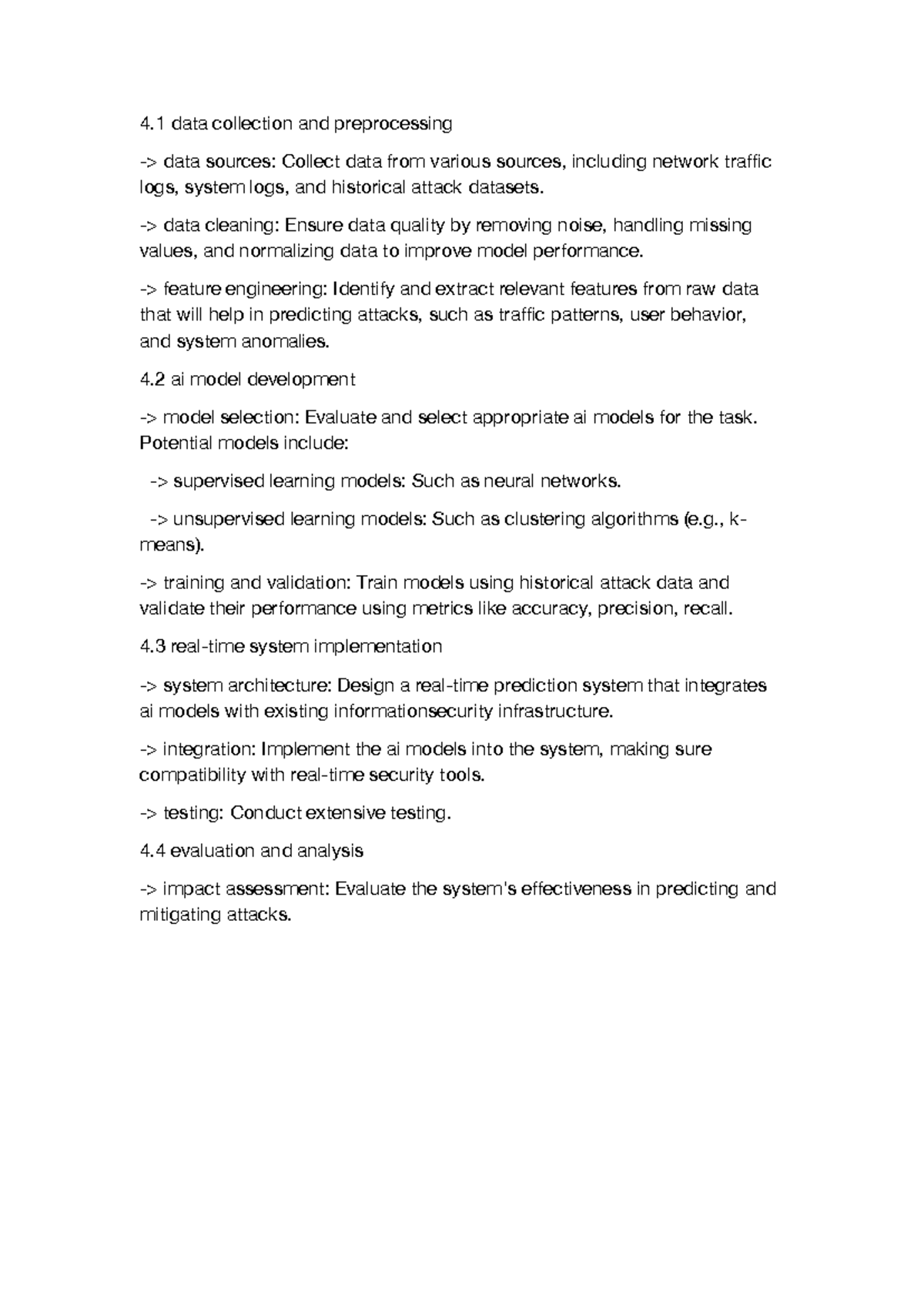 Methodology for AI Model Development and Data Preprocessing in InfoSec ...