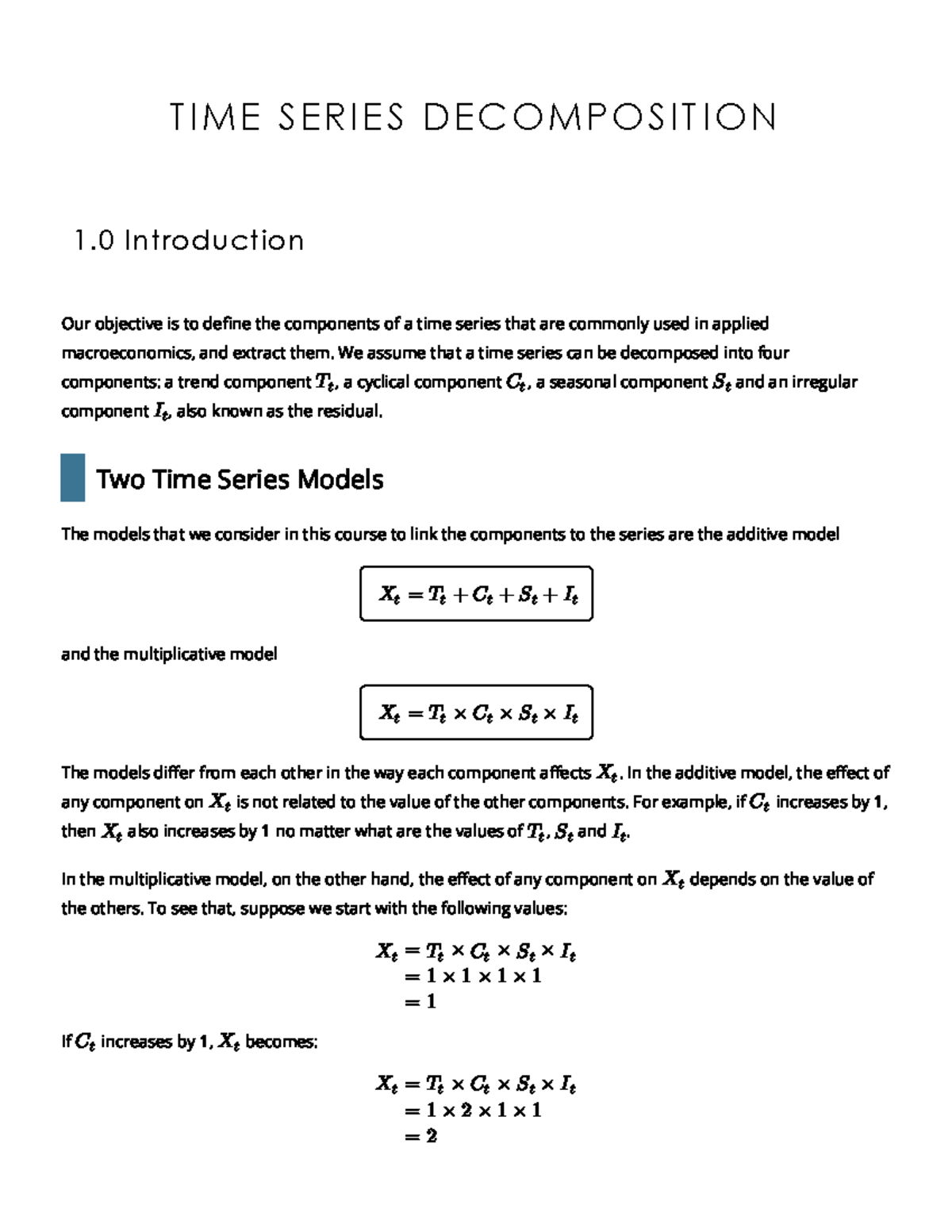 4a. Time Series Components & Decomposition Methods (R) - Studocu