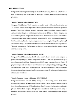 Plastic Processing lab sheet - PIM - Manufacturing Processes Lab MEM564 ...