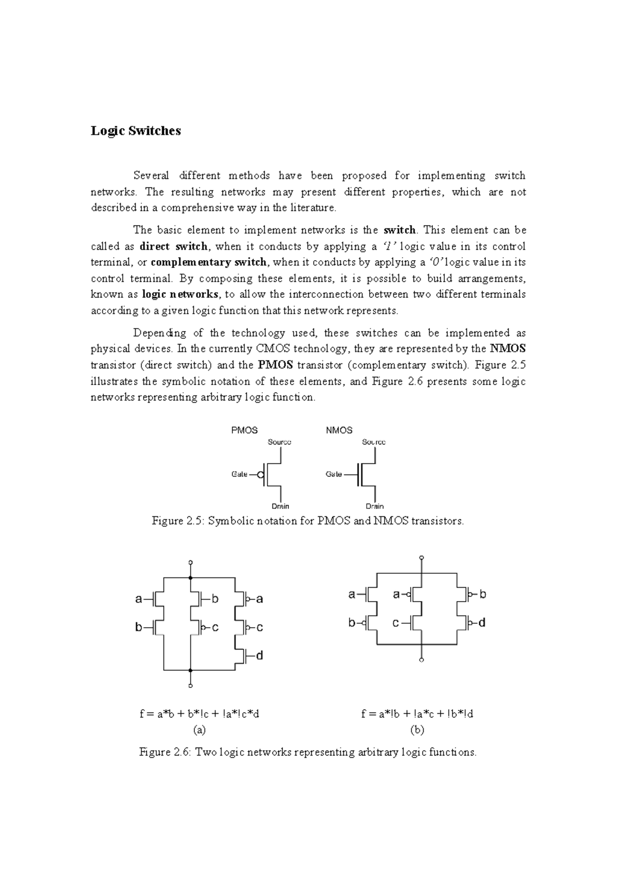 Aula 3 - PDF3 - Logic Switches Several different methods have been ...