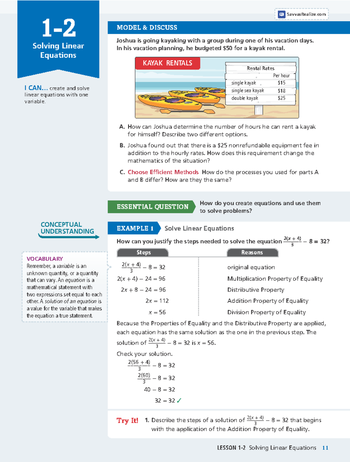 Final Exam Review: Solving Linear Equations (Math 101) - Studocu