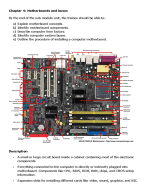 Chapter 13 - computer repair and maintenance notes - 13. Electronic ...