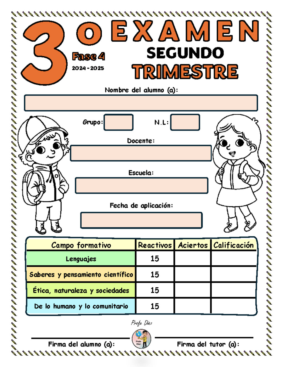 827089424 Examen Segundo Trimestre Lenguaje y Ciencias 2024-2025 - Studocu