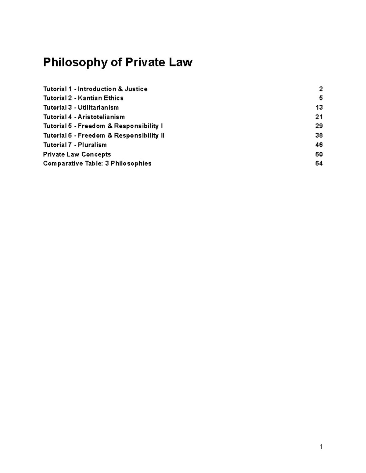 PPL Exam Notes - Philosophy of Private Law Overview and Key Concepts ...