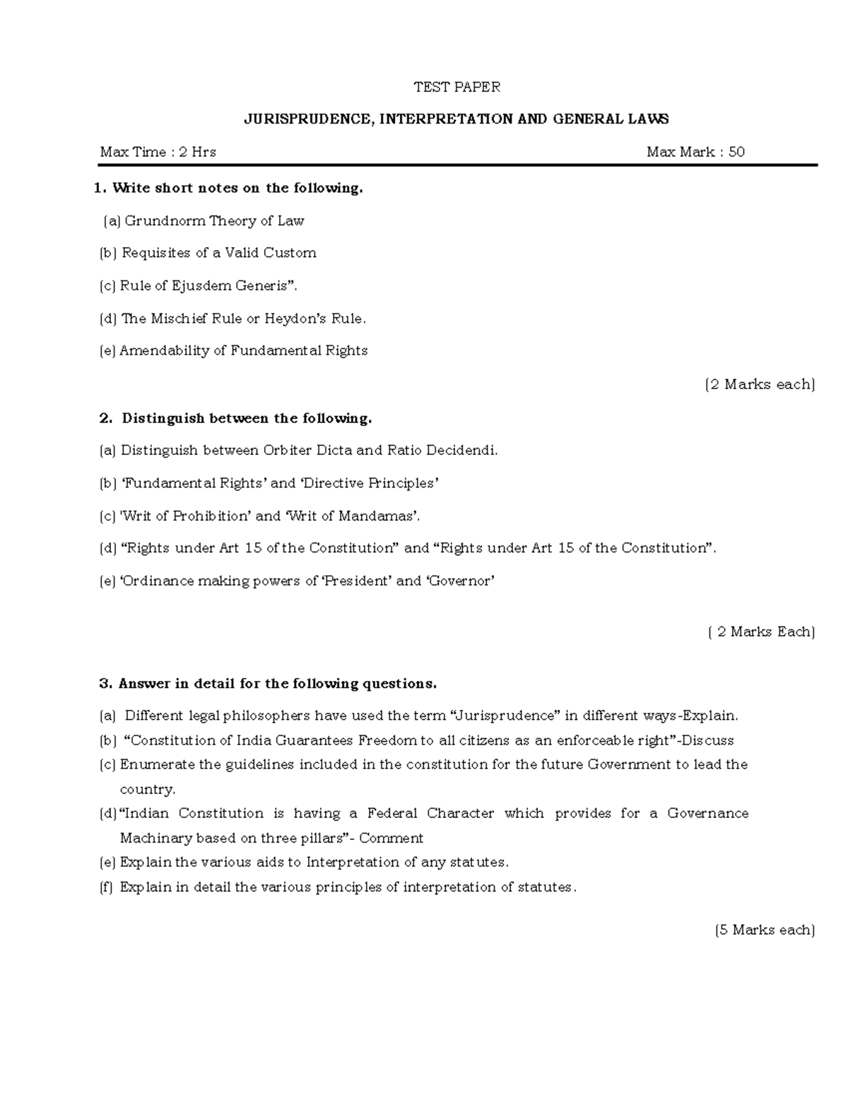 TEST Paper 1 - JIGL - Questions and Answers for Chapter 1 Review - Studocu