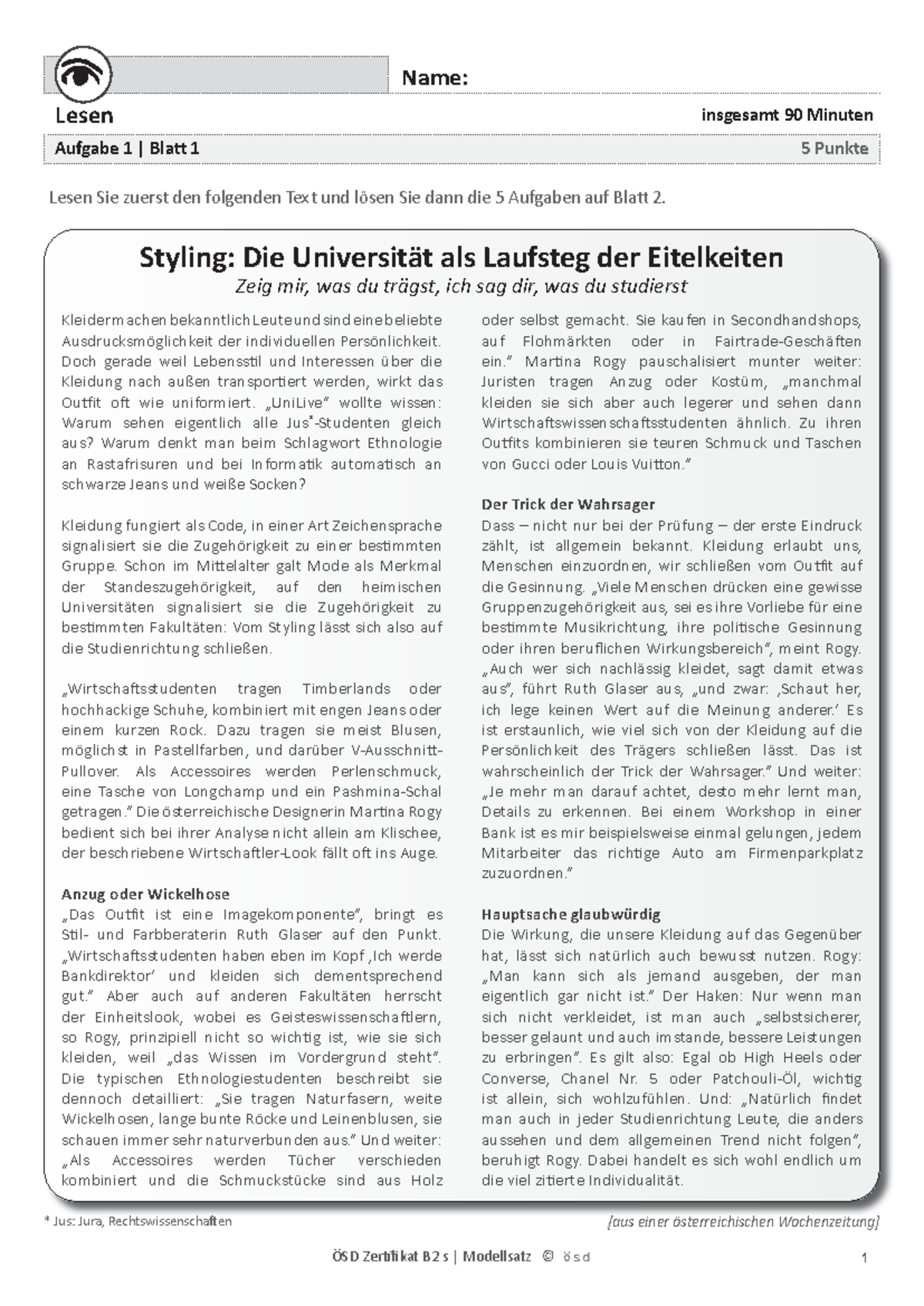 ZB2-Modellsatzs s - Modelsatz für ZB1 - Styling: Die Universität als ...
