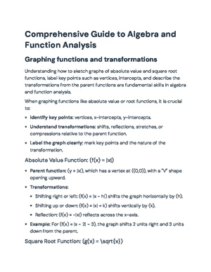 Quadratic Equations - Study Notes & Assignments - Studocu