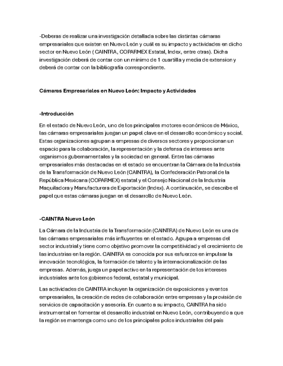 Cámaras Empresariales y Crecimiento Económico en Nuevo León: Análisis ...