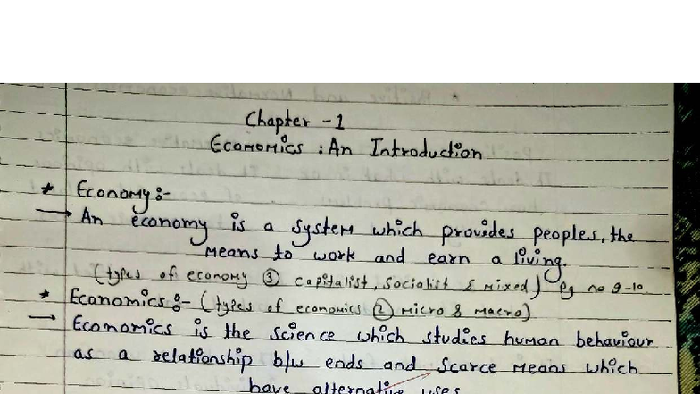 Economics 101: An Intro to Economic Systems & Concepts - Studocu