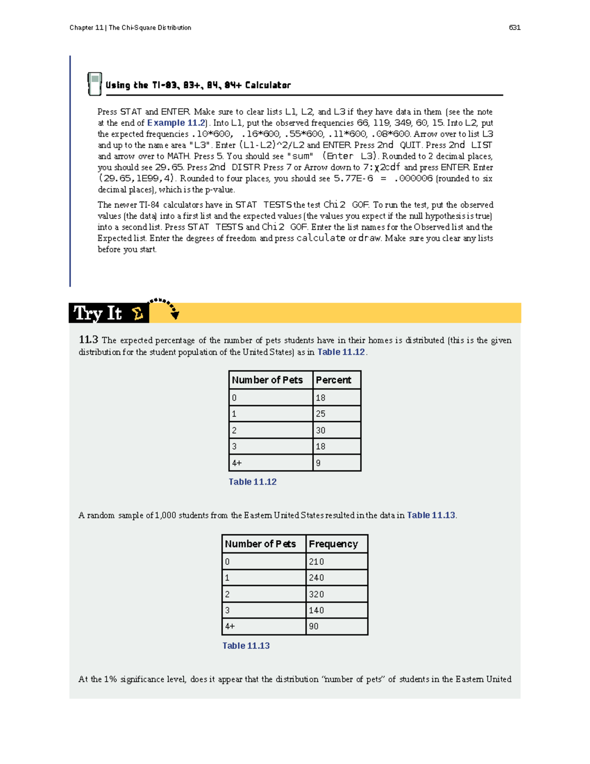 Chapter 11: Chi-Square Goodness of Fit Test in STAT 320 - Studocu