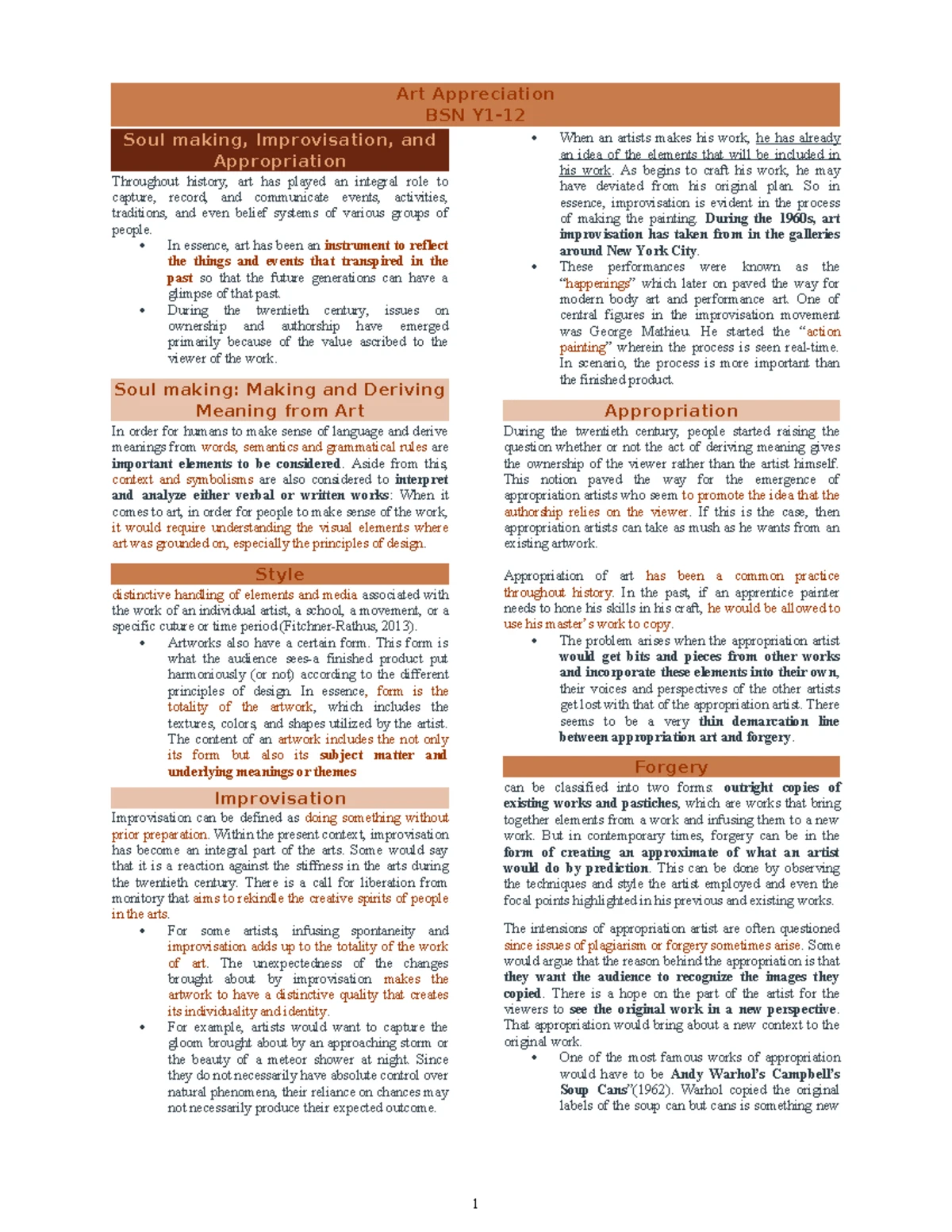 Assignment 4 - Overview of Key Figures in Philippine Art - Studocu
