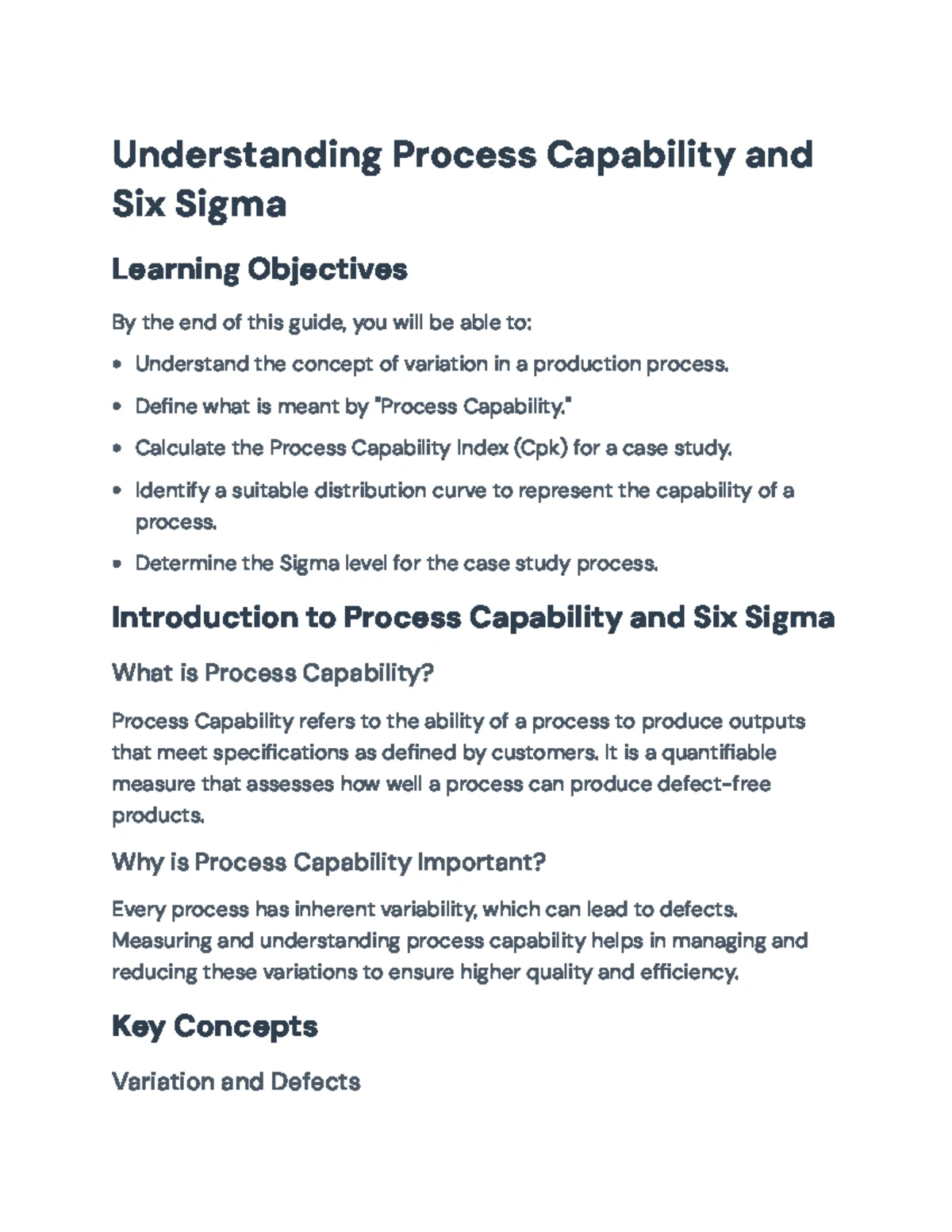 DMAIC Process in Lean Six Sigma: Final Exam Study Notes - Studocu