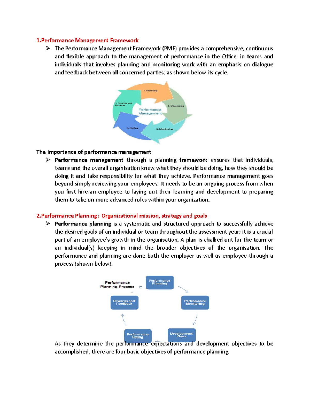 Performance Management Framework: Key Strategies & Best Practices - Studocu
