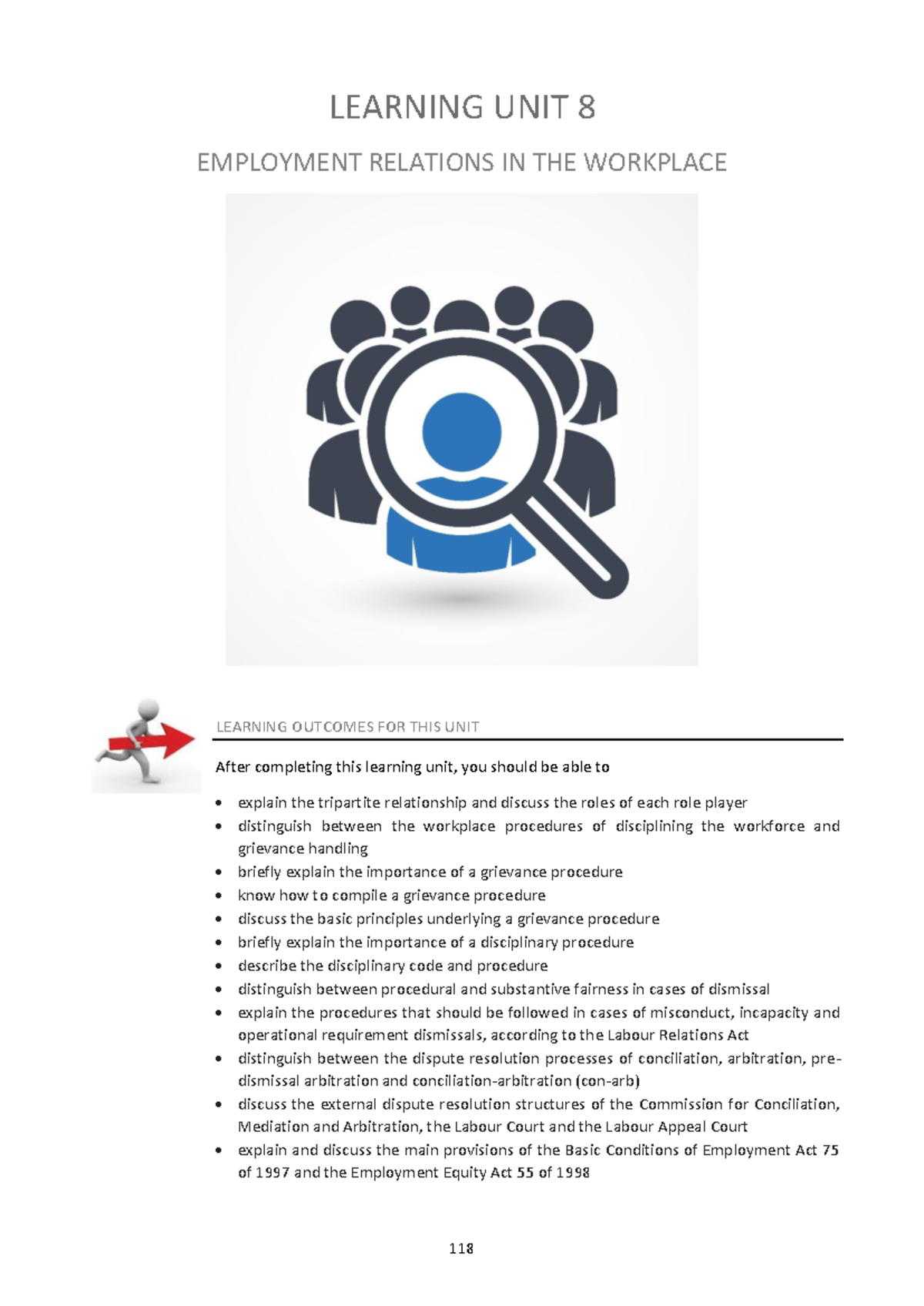 MNG1602 Final Exam Study Notes on Employment Relations in the Workplace ...