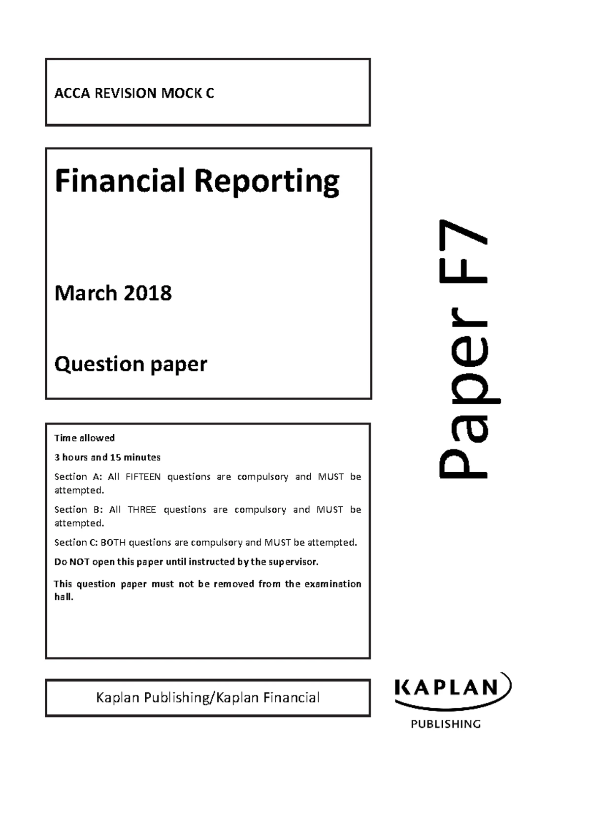 F7 Revision Test Answers: Key Insights and Best Practice Solutions ...
