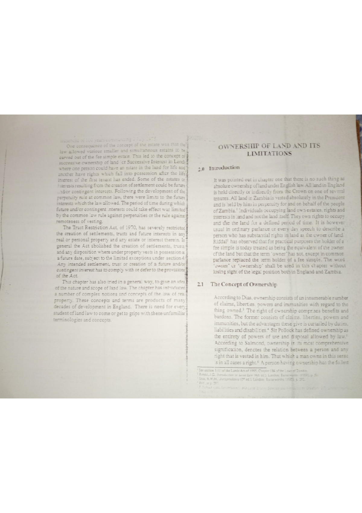 Land Law unit 2,3 & 4 - study material - leasenoid of One consequence ...