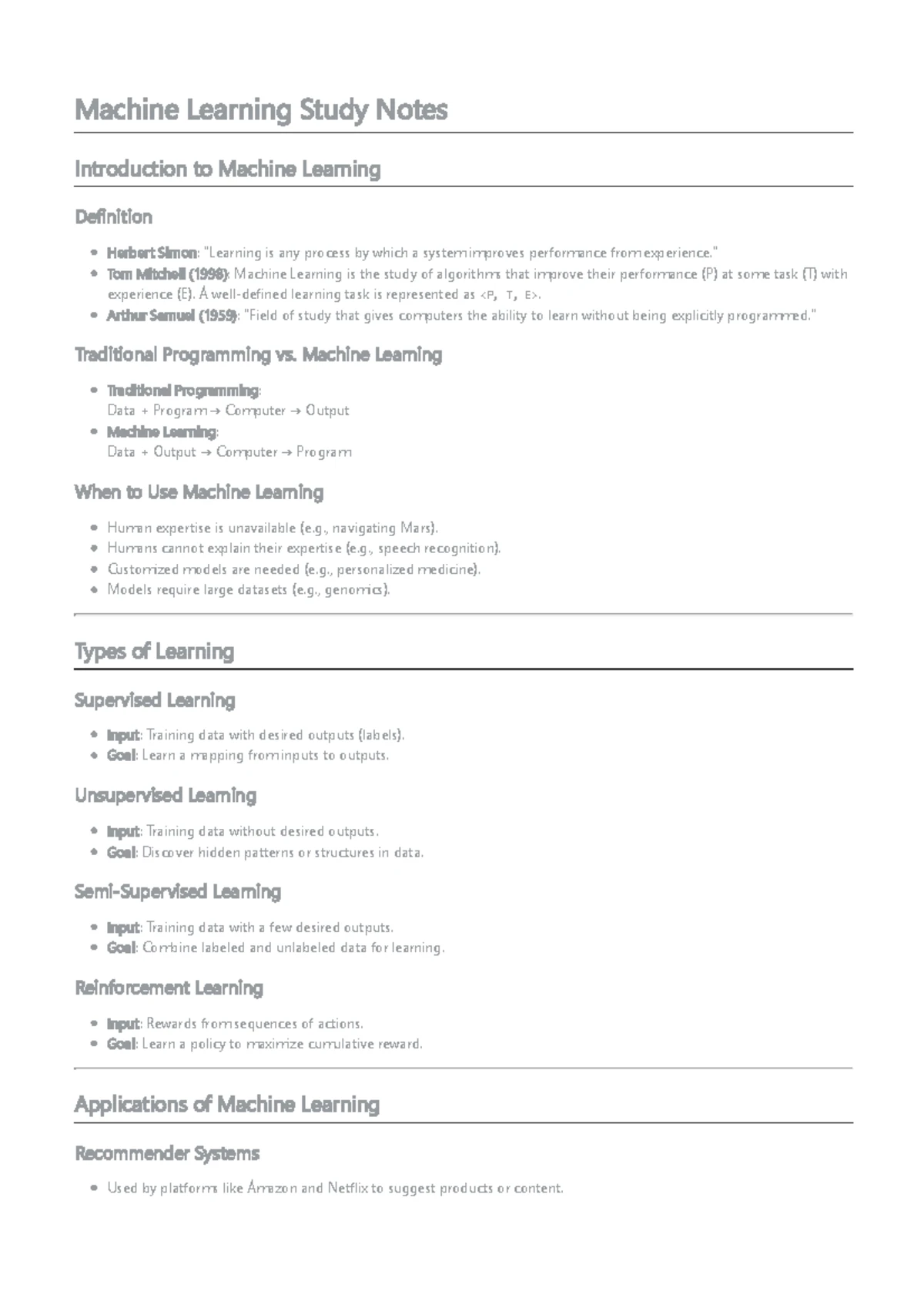 Perceptron Study Notes: Understanding Neural Networks and Learning ...