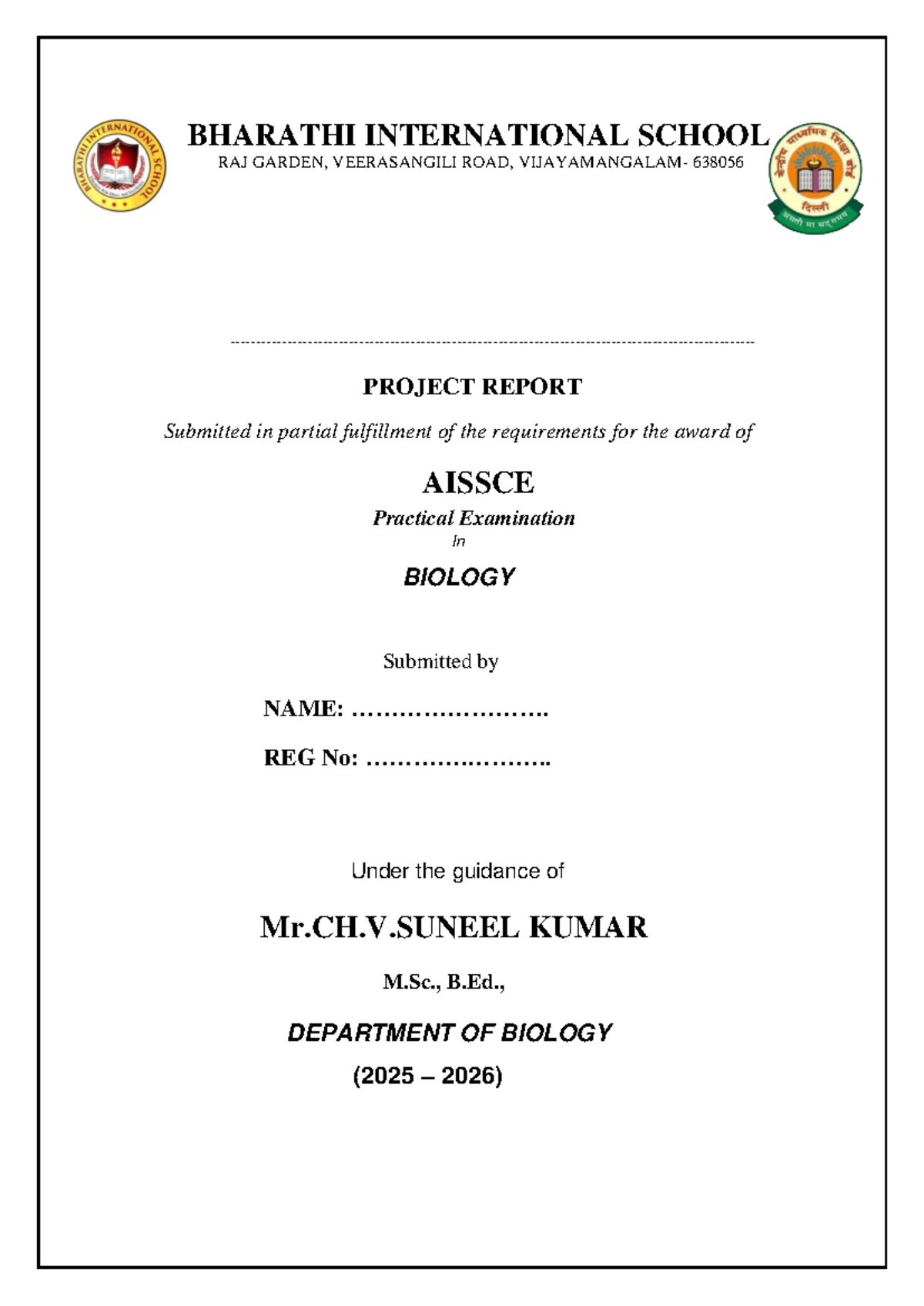 AISSCE Physics Project Report: Exploring the Concept of Truth - Studocu