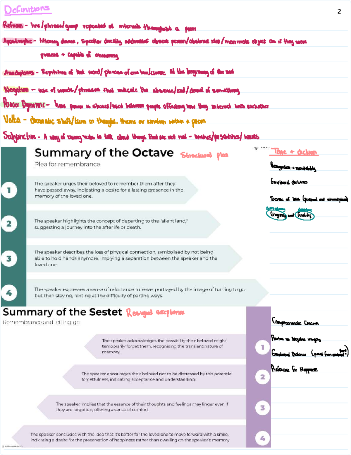 Poetry Analysis Notes - CAPS Study Guide for Exam Prep - Studocu
