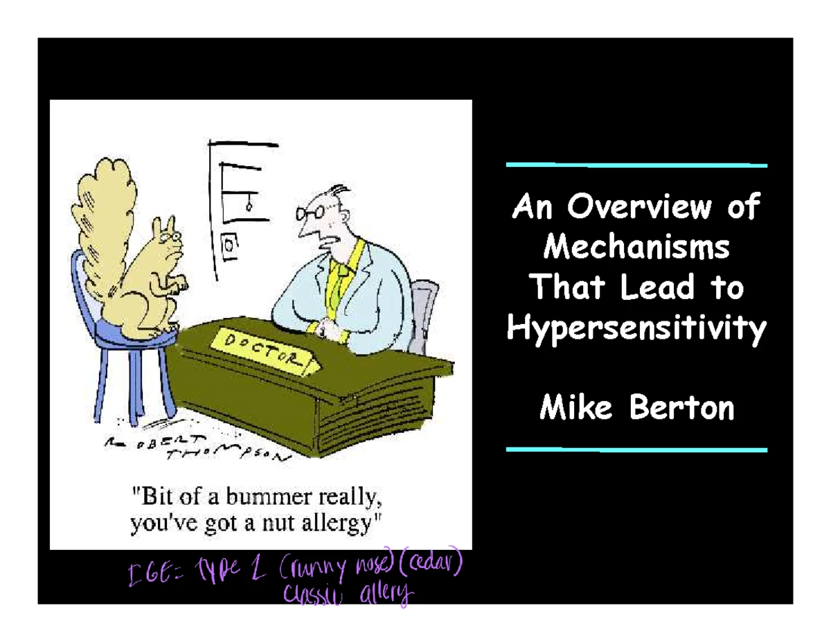 Understanding Hypersensitivity Reactions: Mechanisms and Implications ...