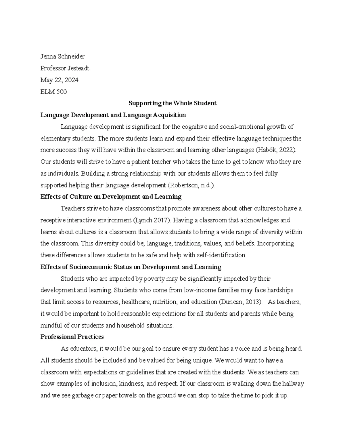 Reflection on Student Learning Processes: Insights and Analysis - Studocu