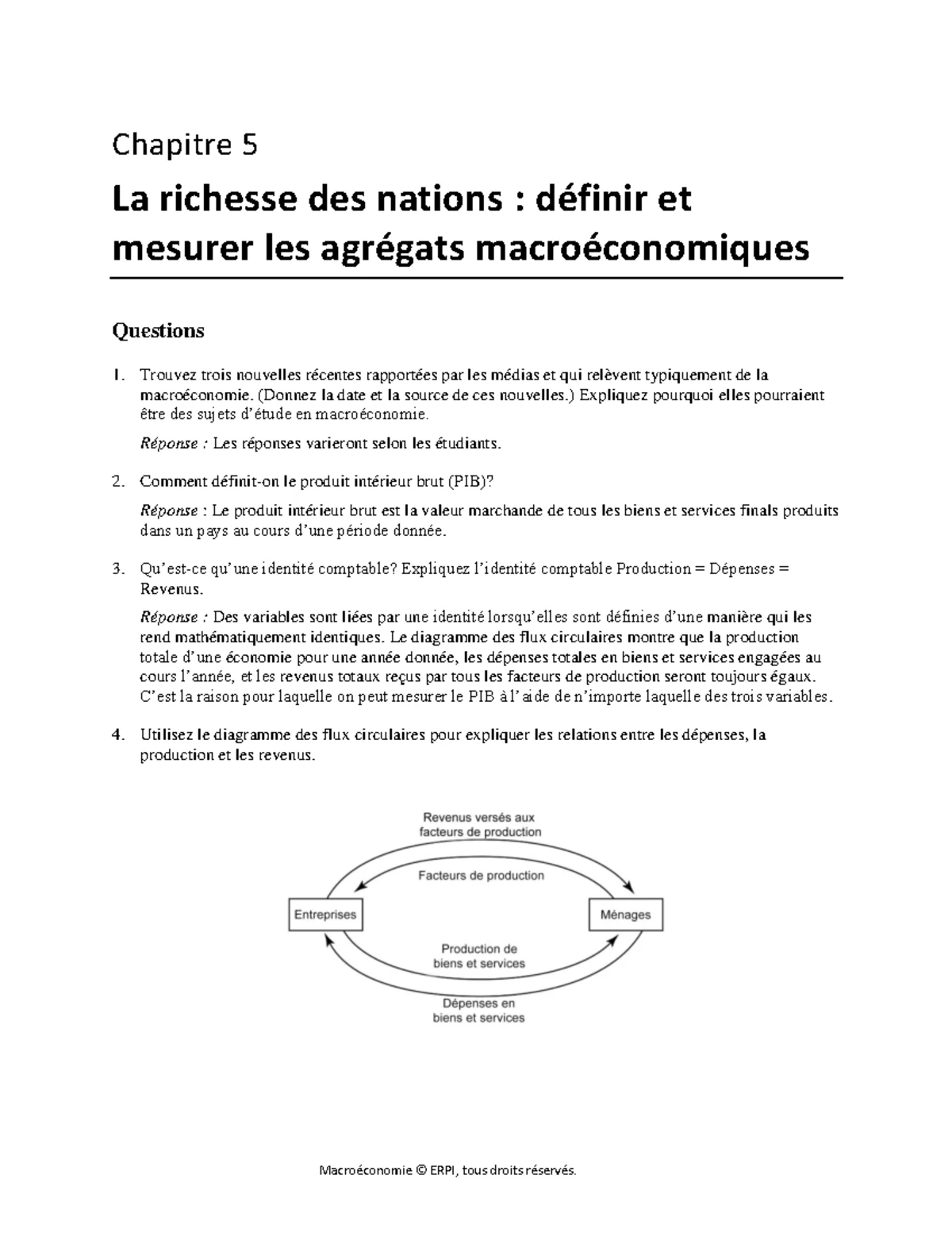 Ch05 solutionnaire - Réponses aux exercices sur le chapitre 5 - Warning ...