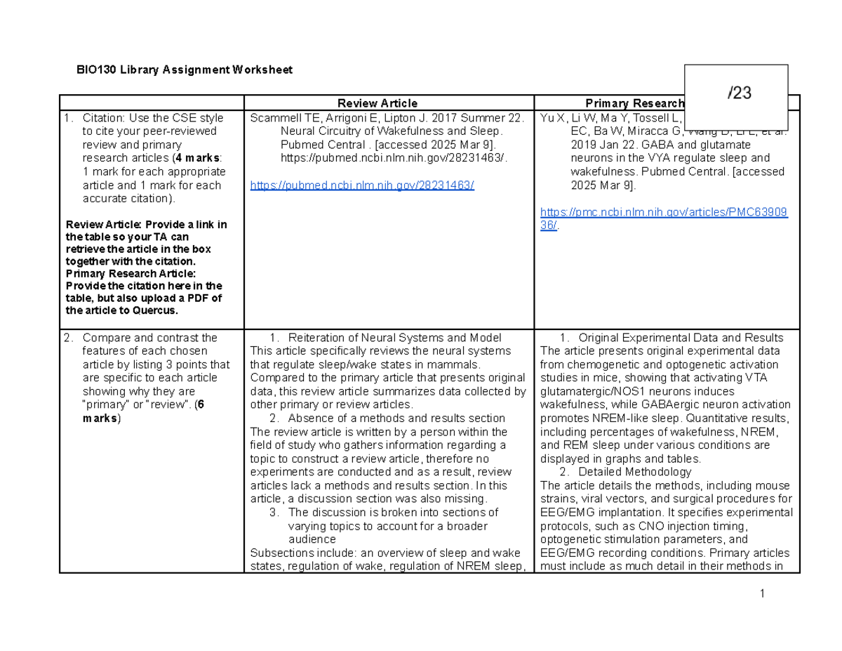 Erica Chen BIO130 Library Assignment - BIO130 Library Assignment ...