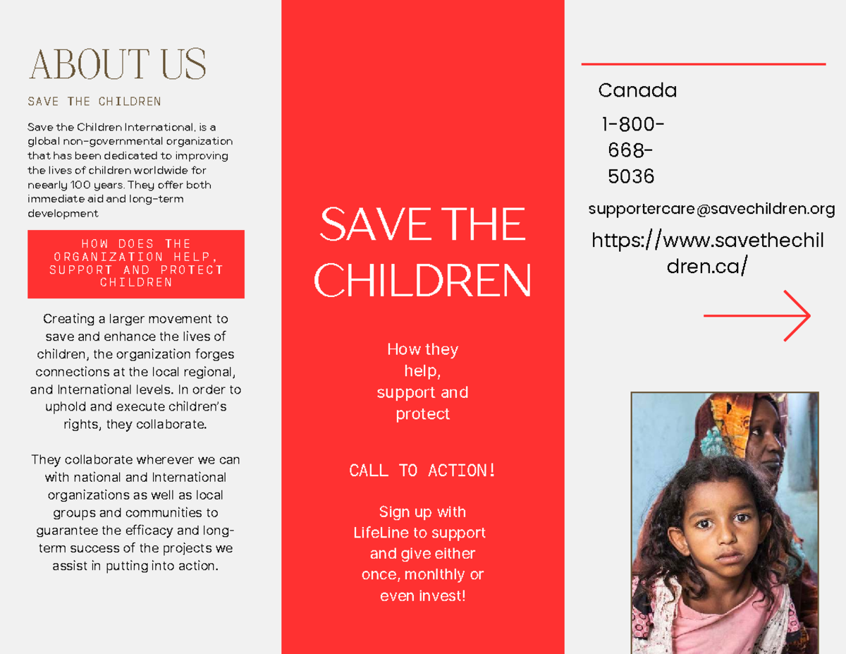 Save the Children: Global Impact and Support for Children - Studocu