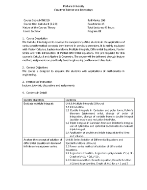 Computer Graphics - syllabus - Pokhara University Faculty of Science ...