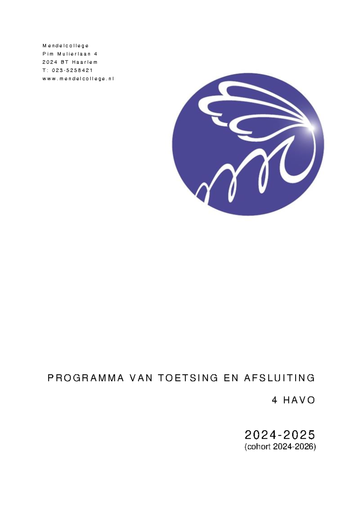 4H Examenreglement en Programma van Toetsing 2024-2025 - Studeersnel