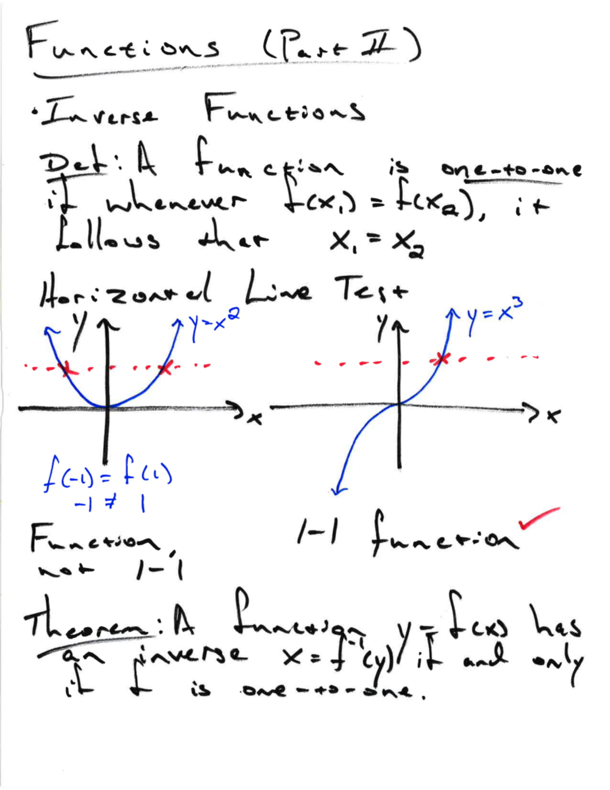 8 28 Elementary Functions Part 2 Functions Part Ii Inverse