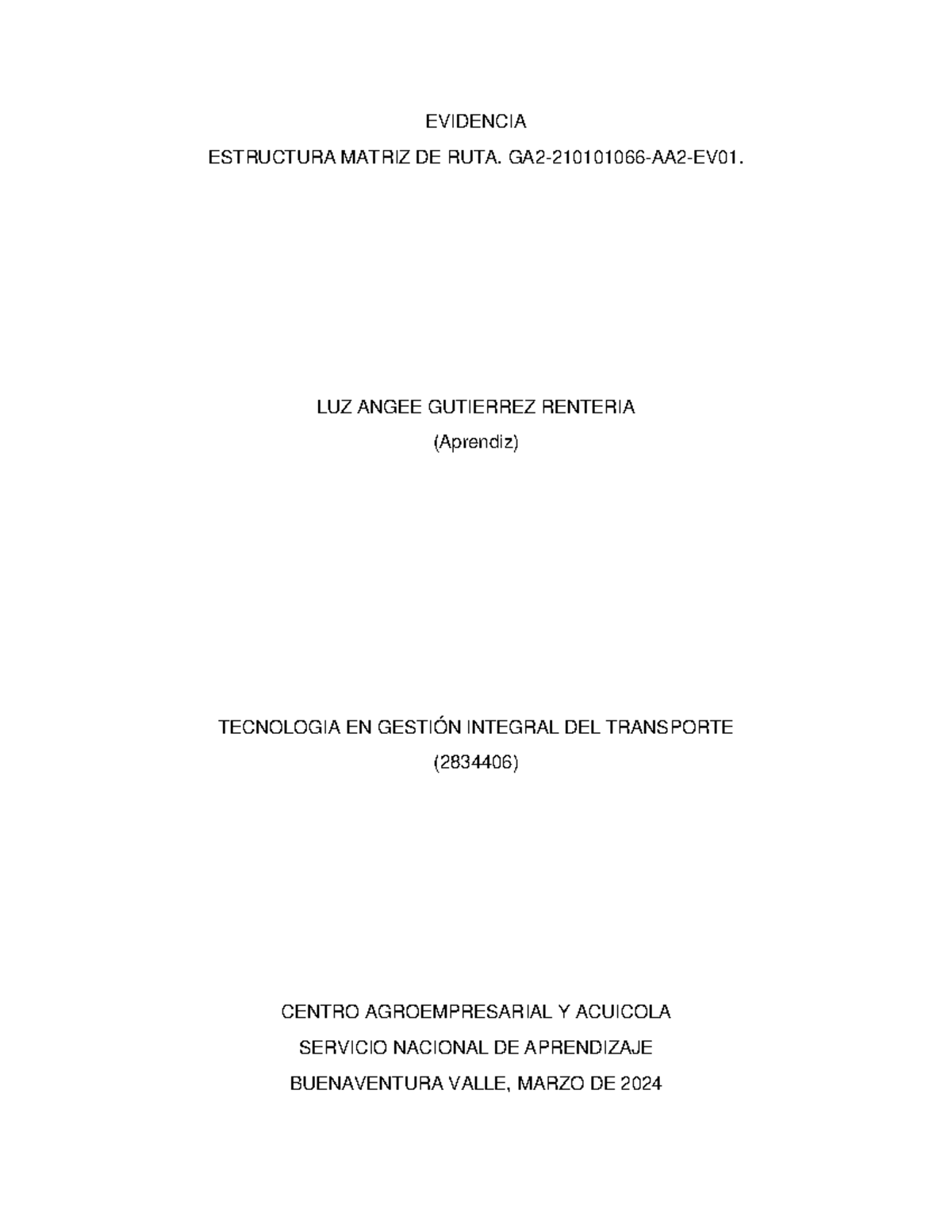 GA2-210101066-AA2-EV01 Estructura de Matriz de Rutas de Carga - Document Preview