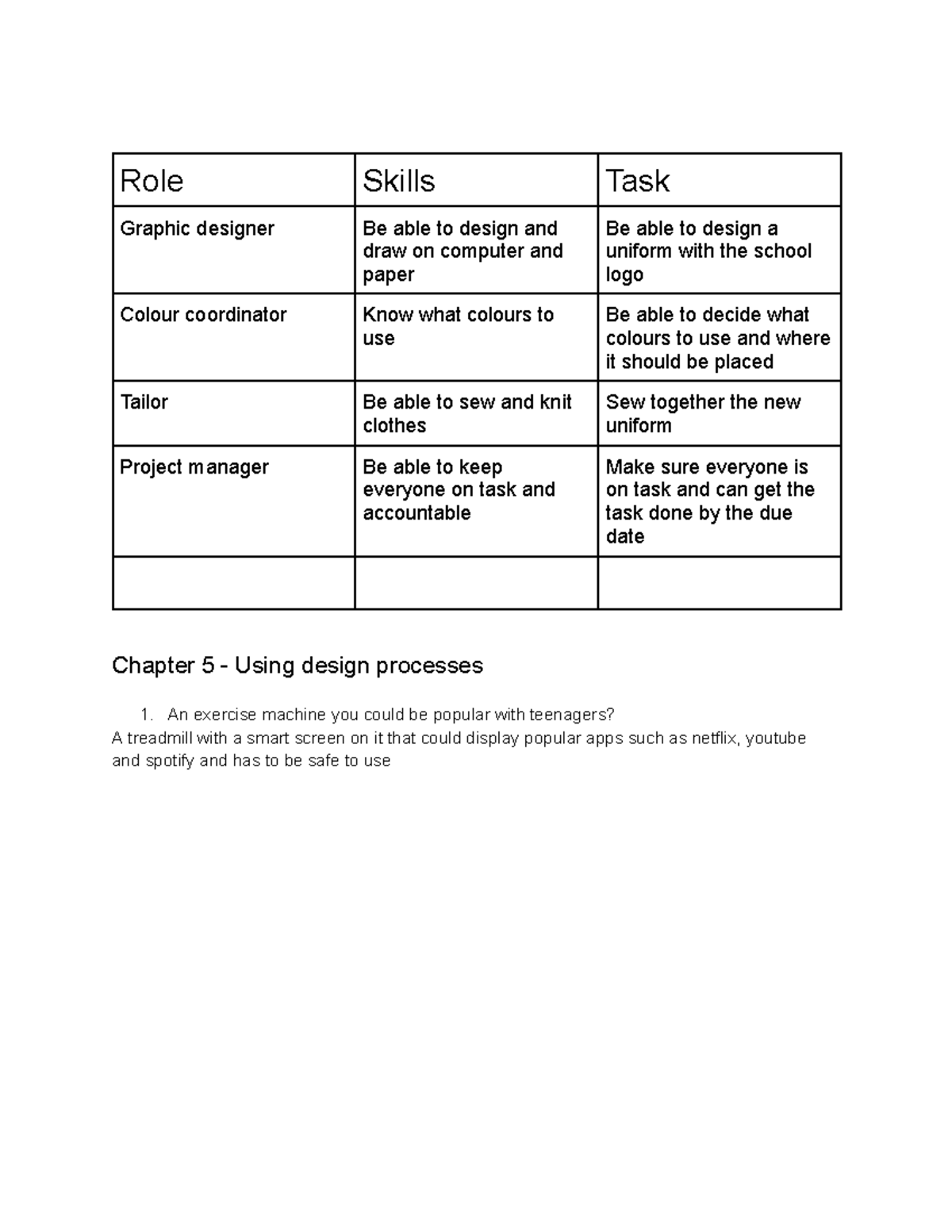 Design and Tech: Chapter 5 - Skills for Graphic Design & Project ...