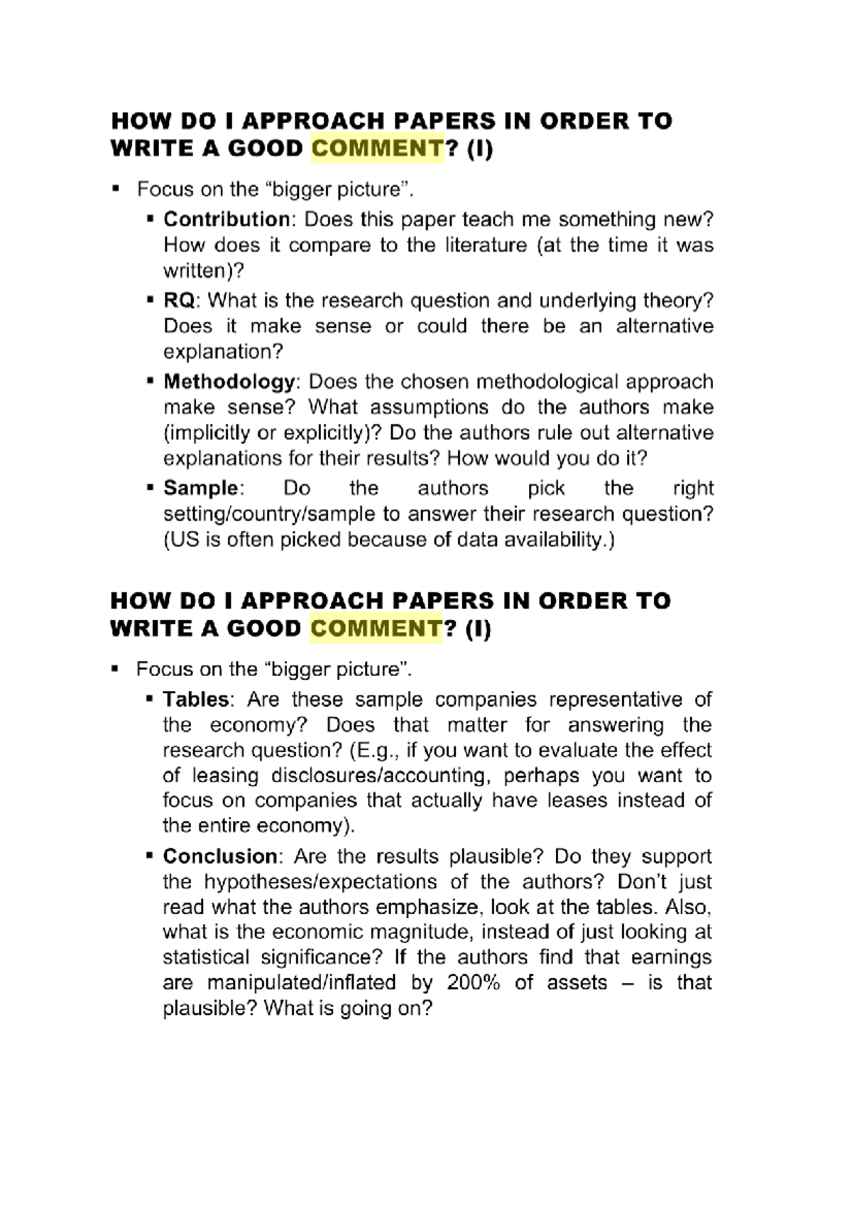 Approaching Papers: Tips for Writing Constructs (I) - Studeersnel