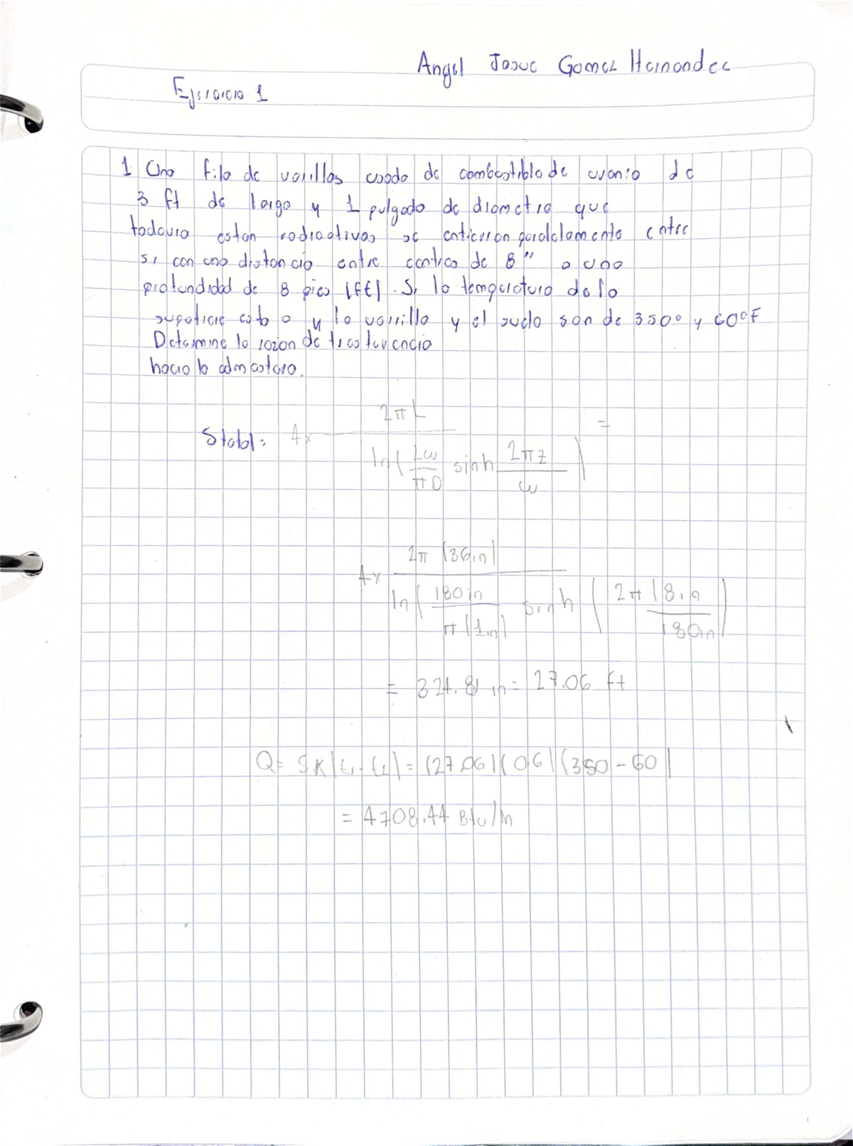 Actividad Clase U3 - Apuntes sobre Combustible Radioactivo - Studocu