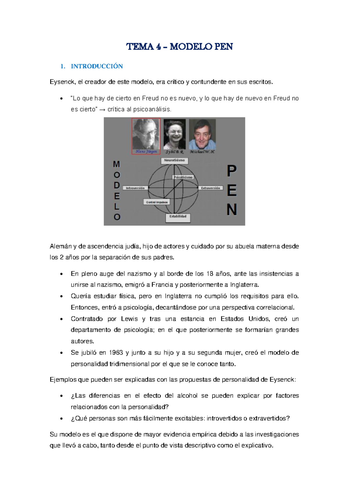 Apuntes tema 4.1. - Modelo PEN - TEMA 4 – MODELO PEN 1. INTRODUCCIÓN ...