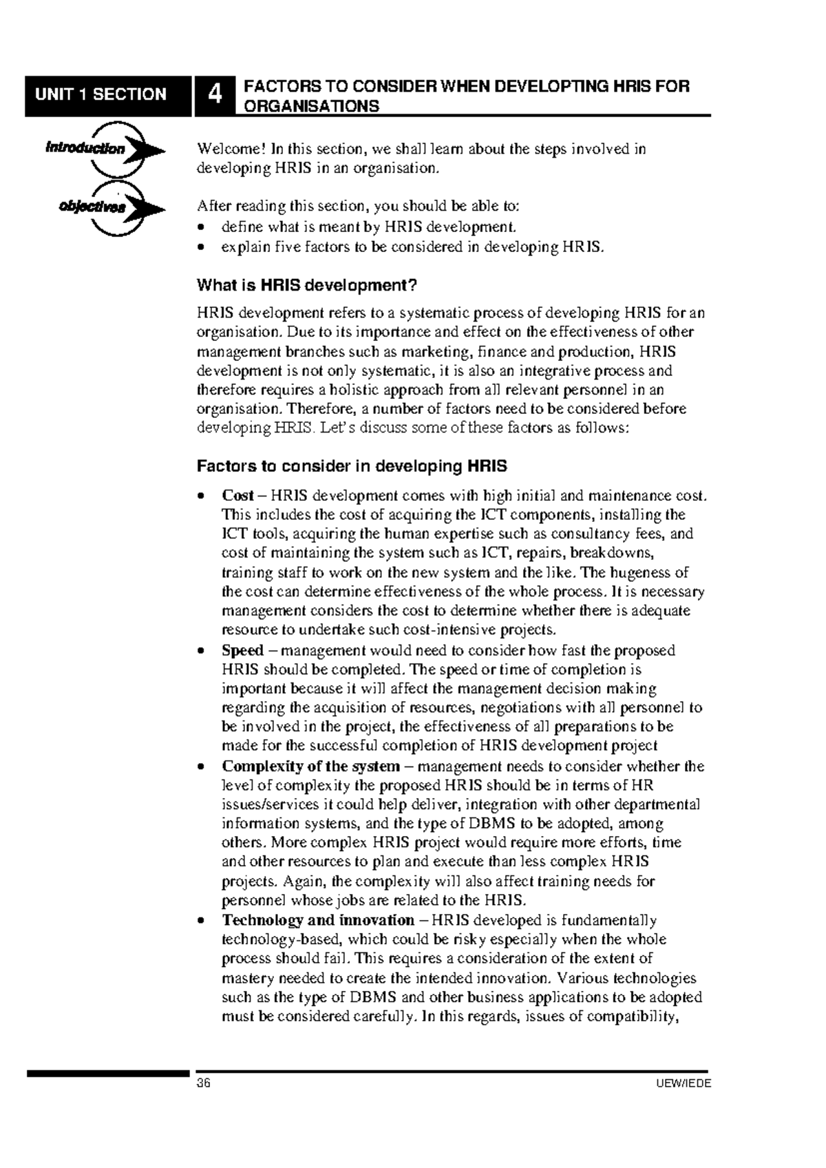 Human Resource Management Info Systems: Factors for HRIS Development ...