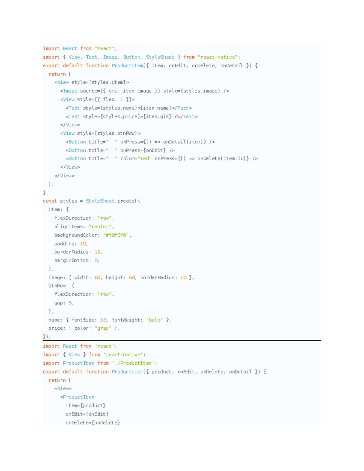 Ongk2 - Giữa Kỳ Thi: React Component Implementation Notes - Studocu