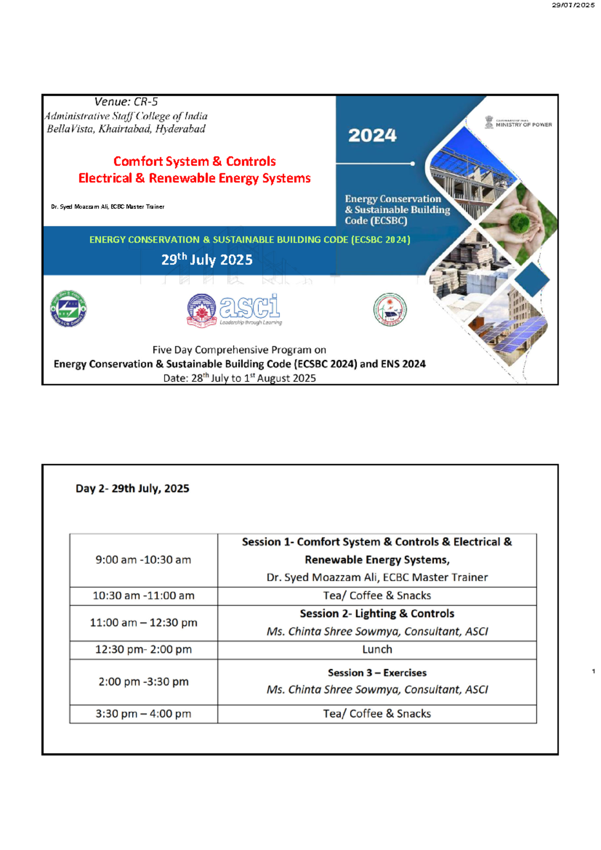 ECSBC 2024: Comfort Systems & Controls Overview - Studocu
