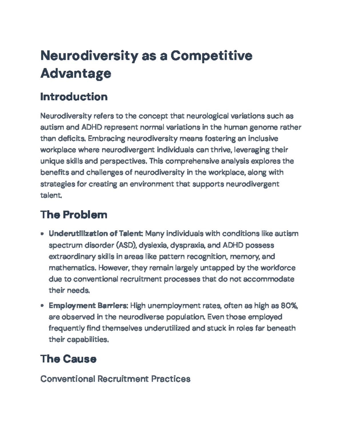 Neurodiversity in the Workplace: Strategies for Inclusion and Success ...