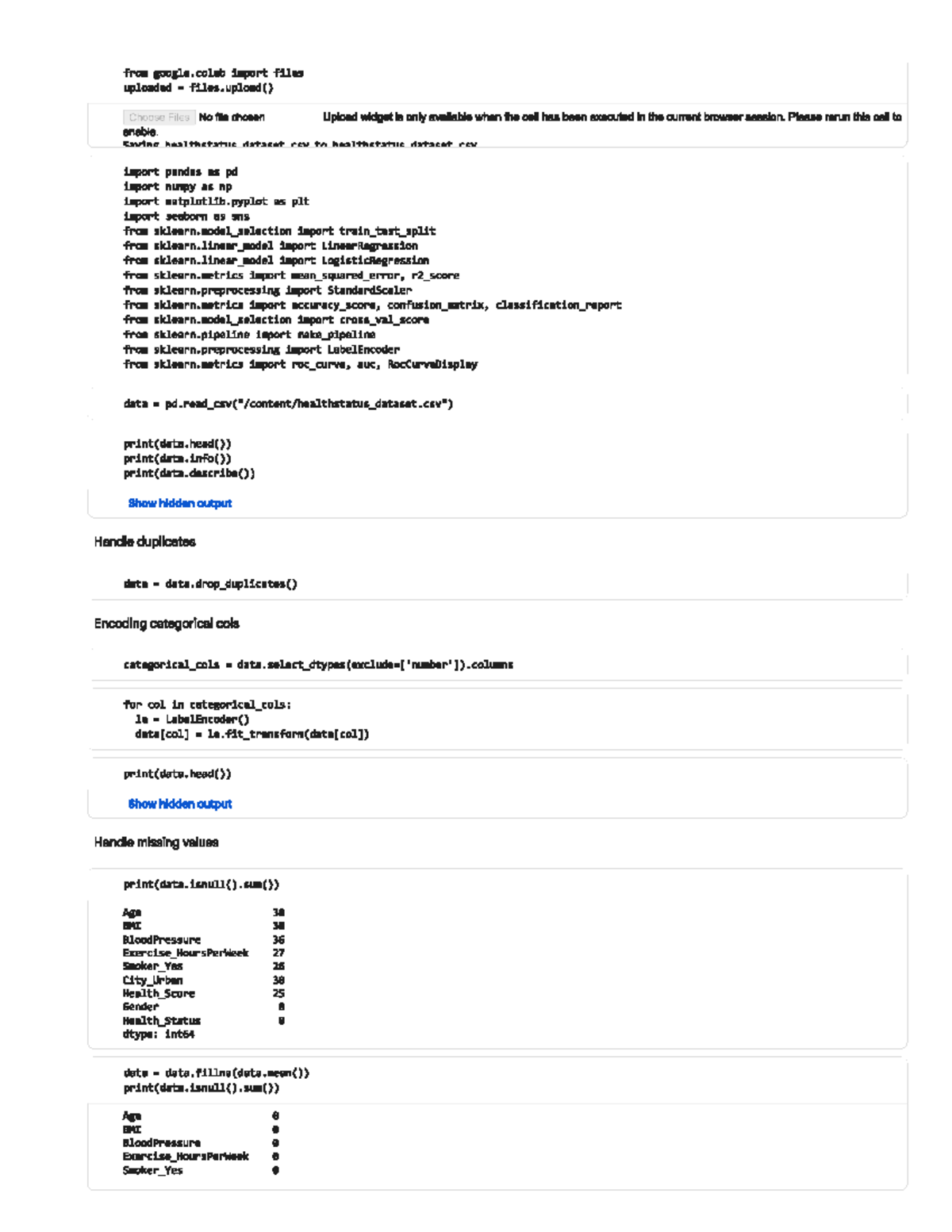 T7: Python Programs for Data Analysis and Machine Learning Techniques ...