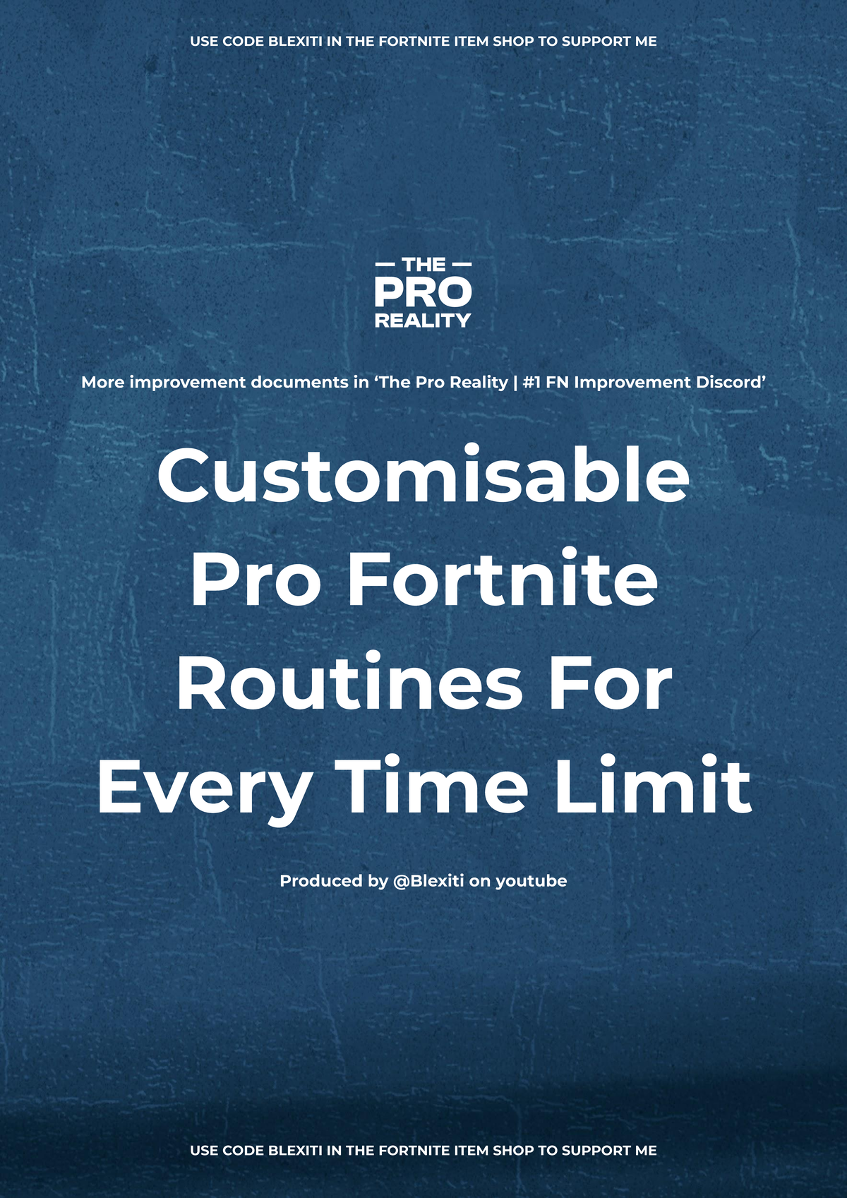 Customisable Pro Fortnite Routines For Every Time Limit By Blexiti ...