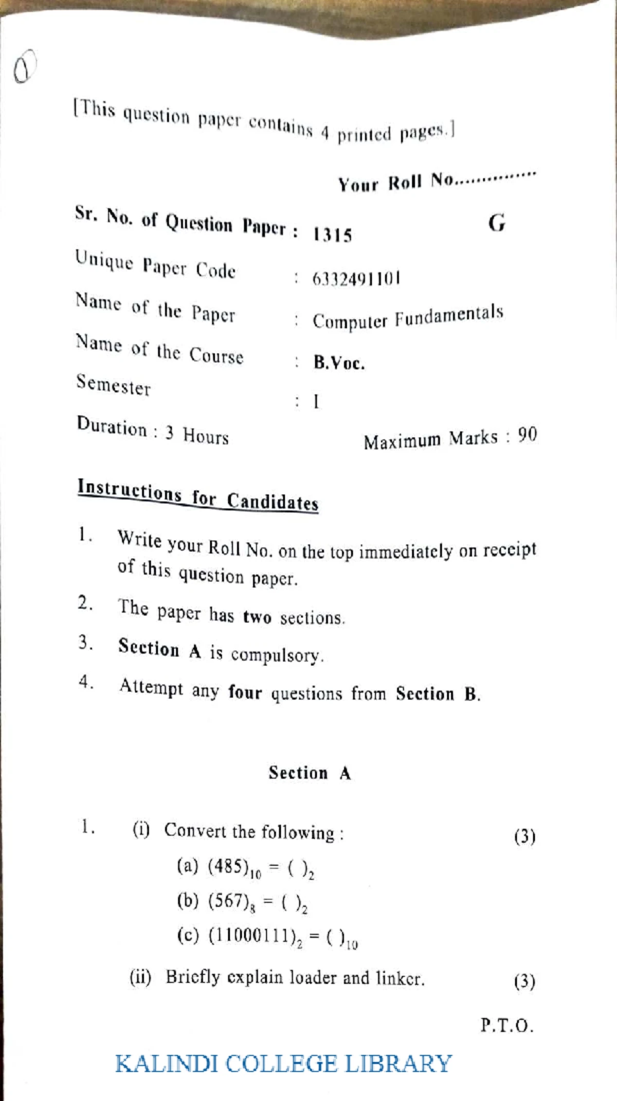 Practical Exam Guidelines for BA (VS) OMSP Sem V - Paper Code 62157502 ...