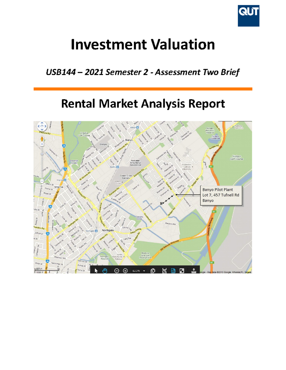 Rental Market Analysis Report - Task sheet - Investment Valuation ...